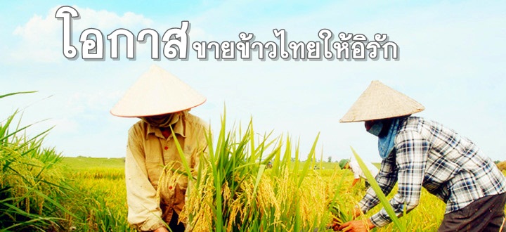 โอกาสขายข้าวไทยให้อิรัก ถ้าไม่ทำตอนนี้แล้วจะทำตอนไหน โอกาสขายข้าวไทยให้อิรัก ถ้าไม่ทำตอนนี้แล้วจะทำตอนไหน