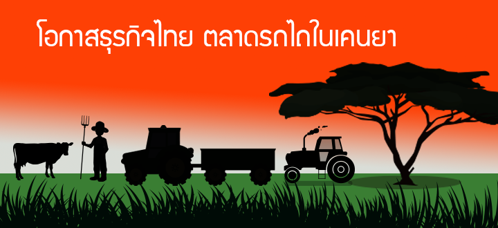 โอกาสธุรกิจไทย ตลาดรถไถในเคนยา
