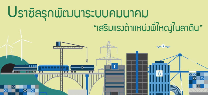 บราซิลรุกพัฒนาระบบคมนาคม เสริมแรงตำแหน่งพี่ใหญ่ในลาติน บราซิลรุกพัฒนาระบบคมนาคม เสริมแรงตำแหน่งพี่ใหญ่ในลาติน
