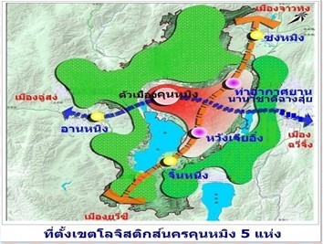 ส่องยุทธศาสตร์โลจิสติกส์นครคุนหมิง: ช่องทางกระจายสินค้าไทยภาคเหนือสู่จีน